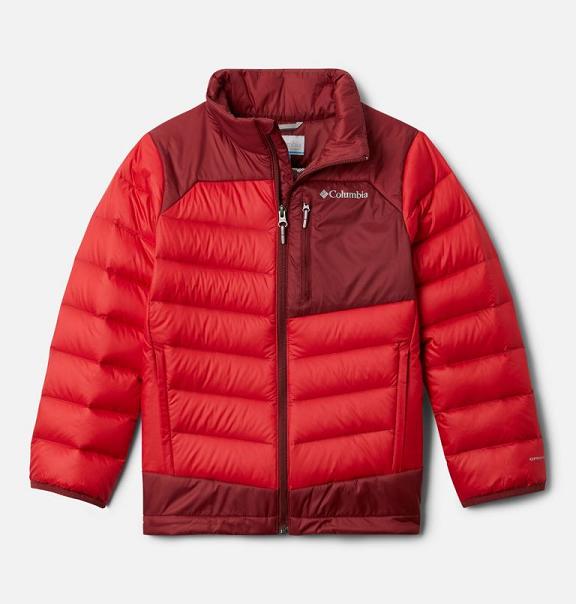 Columbia Autumn Park Down Jacket Red For Boys NZ40972 New Zealand